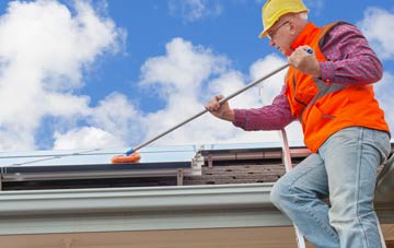 New Deer soft wash roof cleaning